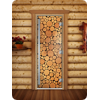 Дверь для сауны DoorWood (Дорвуд) 60x190 Престиж Фотопечать A048 правая