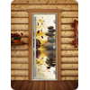 Дверь для сауны DoorWood (Дорвуд) 60x190 Престиж Фотопечать A056 левая