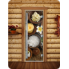 Дверь для сауны DoorWood (Дорвуд) 60x190 Престиж Фотопечать A058 правая
