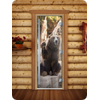 Дверь для сауны DoorWood (Дорвуд) 60x190 Престиж Фотопечать A061 левая
