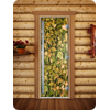 Дверь для сауны DoorWood (Дорвуд) 80x200 Престиж Фотопечать A001 правая