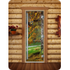 Дверь для сауны DoorWood (Дорвуд) 80x200 Престиж Фотопечать A089 правая