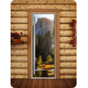 Дверь для сауны DoorWood (Дорвуд) 80x200 Престиж Фотопечать A090 правая
