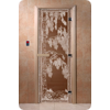Дверь для сауны DoorWood (Дорвуд) 70x200 Основная серия Берёзка (бронза) левая