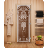 Дверь для сауны DoorWood (Дорвуд) 70x190 Эталон Египет (бронза) левая