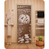 Дверь для сауны DoorWood (Дорвуд) 70x190 Эталон Лебединое озеро (бронза) левая