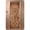 Дверь для сауны DoorWood (Дорвуд) 80x200 Эталон Посейдон (бронза матовая) правая