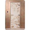 Дверь для сауны DoorWood (Дорвуд) 70x210 Основная серия Камышовый рай (сатин), правая