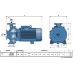  Гидрочасть центробежного насоса Pedrollo FG 50/160A
