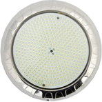 Прожектор светодиодный универсальный с оправой из нерж. стали Poolmagic 36 Вт, AC12V, RGB, с пультом