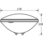      Abletech PAR56 25w/12v 171 LEDs Multi-Color