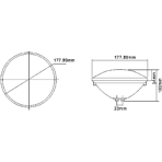      Hidrotermal PAR56 351 LEDs RGB 30w/12v ()