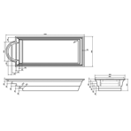    Ocean Premium  1038 10x3.8x1.5  : 