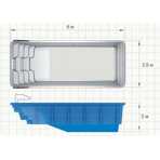    Ocean Premium  80352 8x3.5x1,5-2  : 