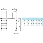     Idrania Standart 3 , Basic Wall, AISI-304