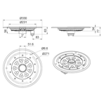    Oase ProfiPlane  LED XL RGB Spot /DMX/0