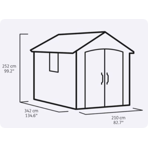   () Keter Premiere Shed 7511 