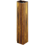  Дверь для турецкой бани DoorWood (Дорвуд) 70x200 АРТ Wood 92 бронза матовая, правая