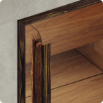  Дверь для турецкой бани DoorWood (Дорвуд) 80x190 АРТ Wood 85 прозрачное, левая