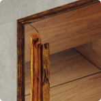  Дверь для турецкой бани DoorWood (Дорвуд) 80x190 АРТ Wood 92 прозрачное, левая