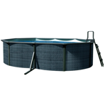   PoolMagic Rattan  7.3x3.6x1.3  (, , , )