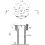      D 43 , AISI-304, ,  